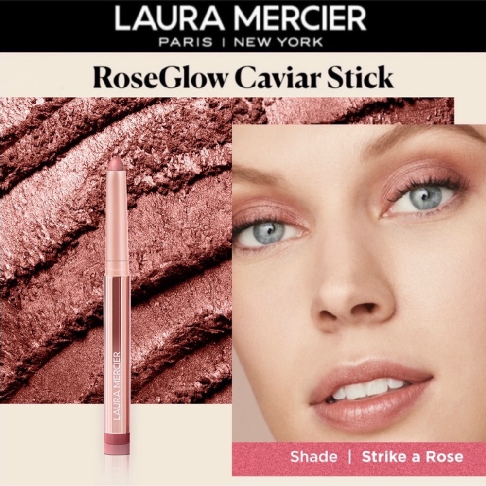 Laura Mercier RoseGlow Caviar Stick in Strike a Rose NIB